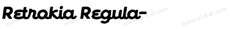 Retrokia Regula字体转换